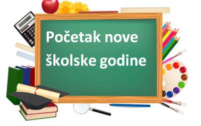 Obavijest za prvi dan škole